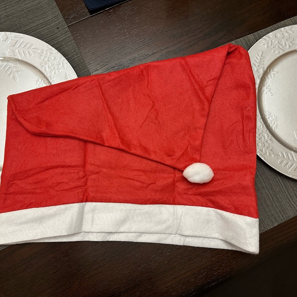 12ft Home Depot skeleton Santa hat